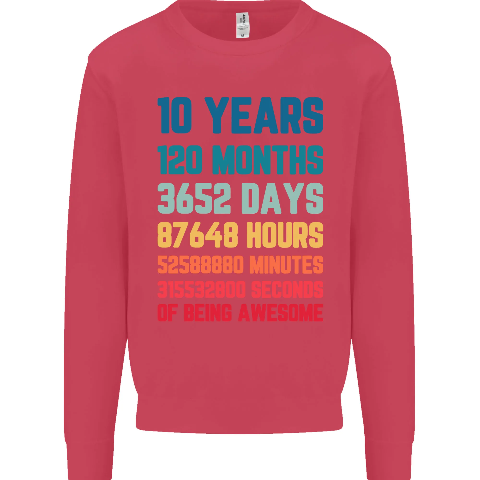 10th Birthday 10 Year Old Kids Sweatshirt Jumper