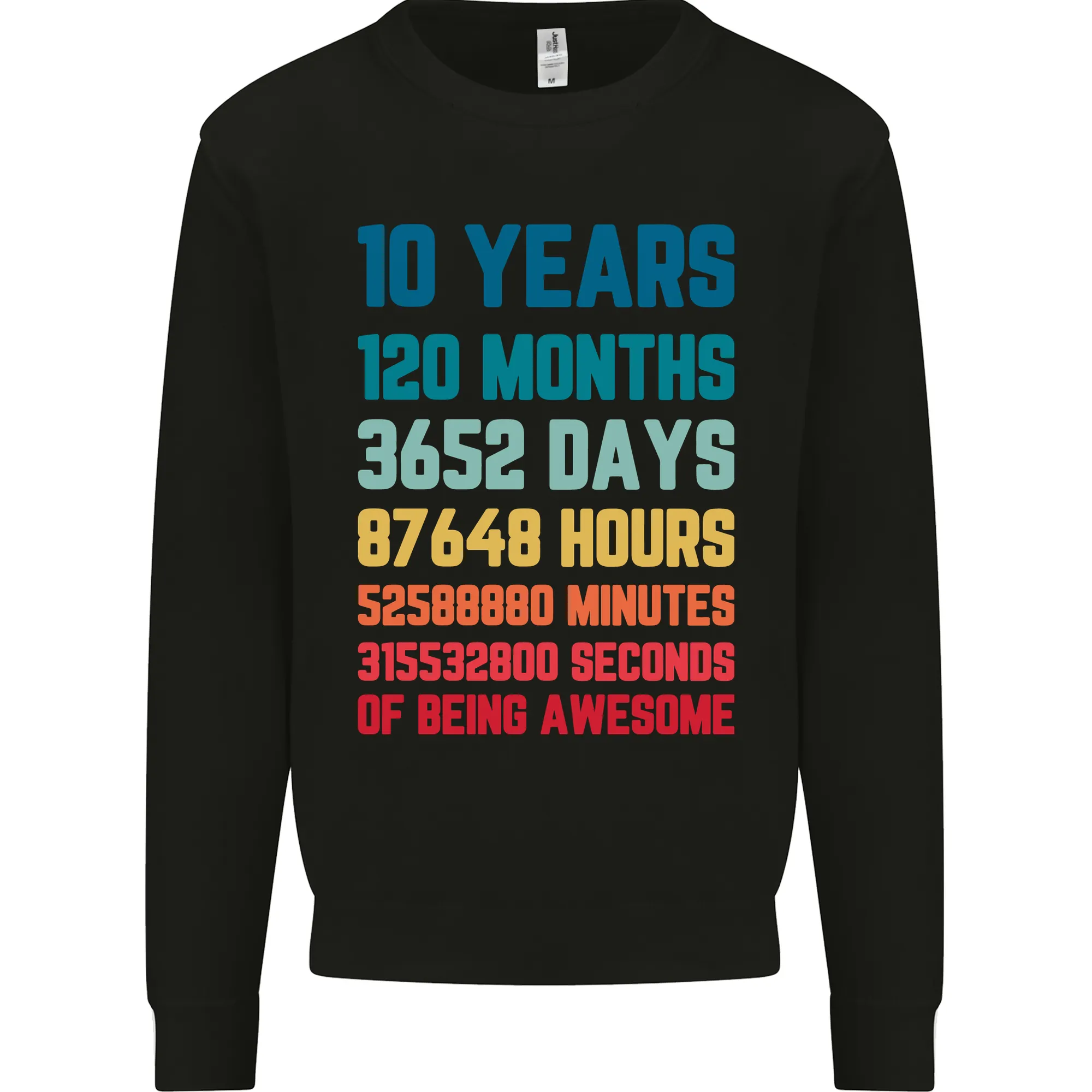 10th Birthday 10 Year Old Kids Sweatshirt Jumper