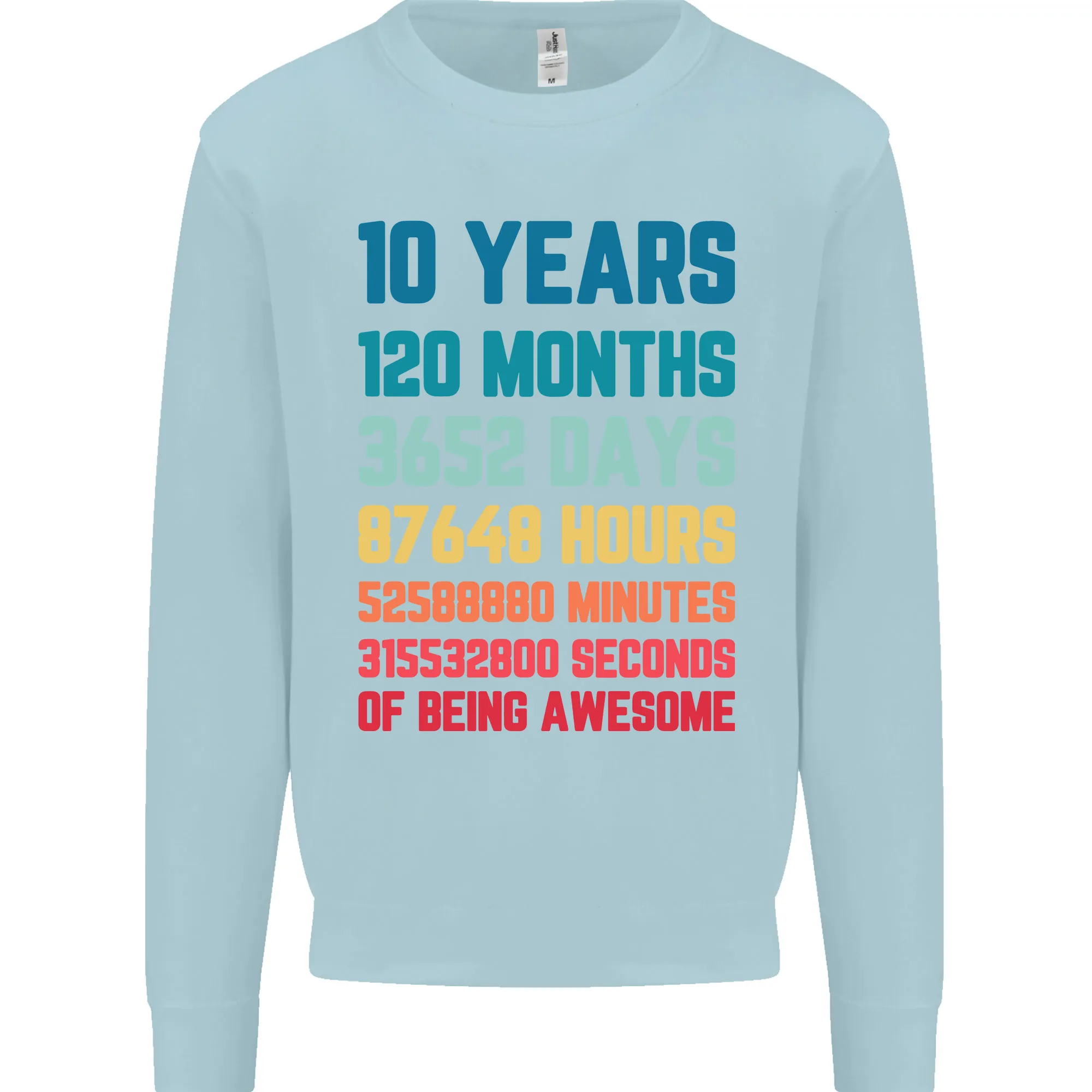 10th Birthday 10 Year Old Kids Sweatshirt Jumper