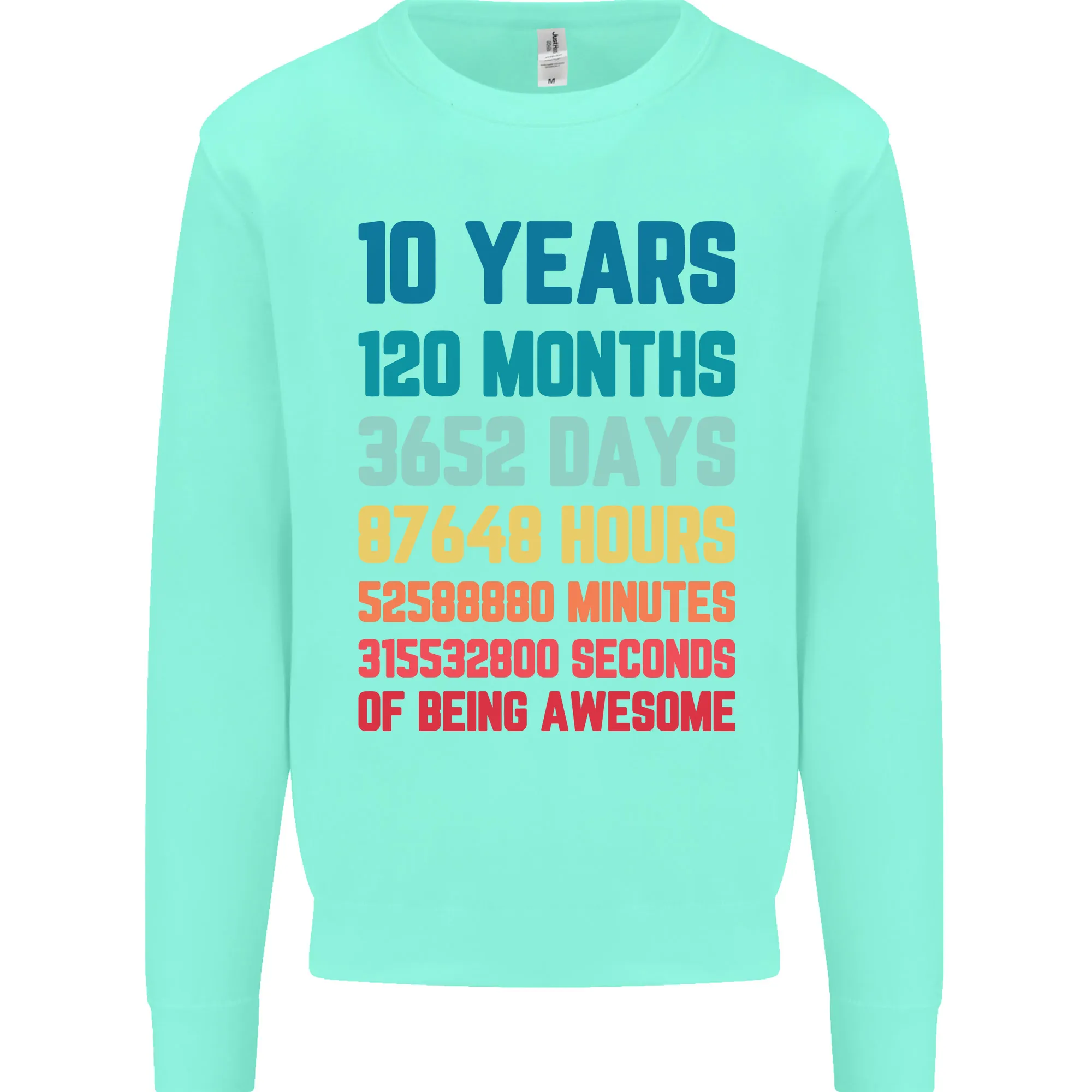 10th Birthday 10 Year Old Kids Sweatshirt Jumper