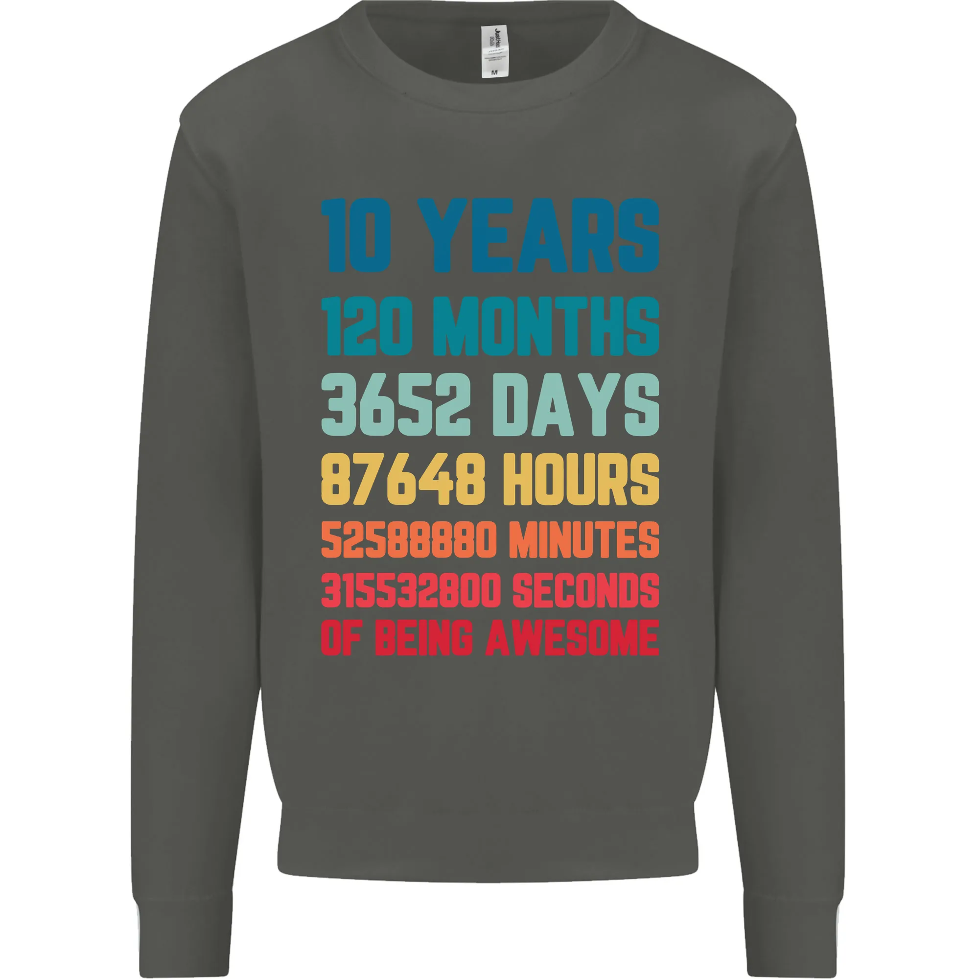 10th Birthday 10 Year Old Kids Sweatshirt Jumper