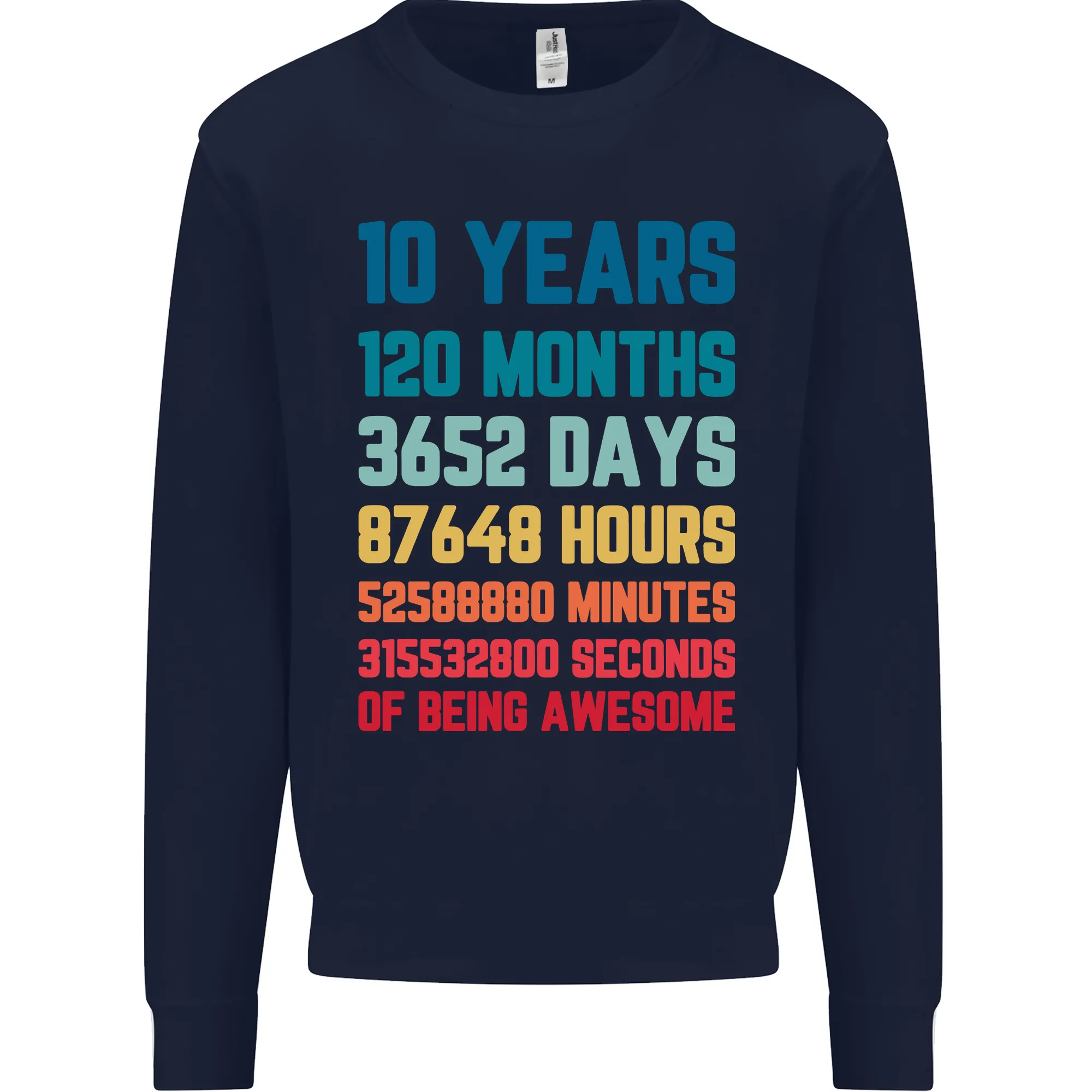 10th Birthday 10 Year Old Kids Sweatshirt Jumper