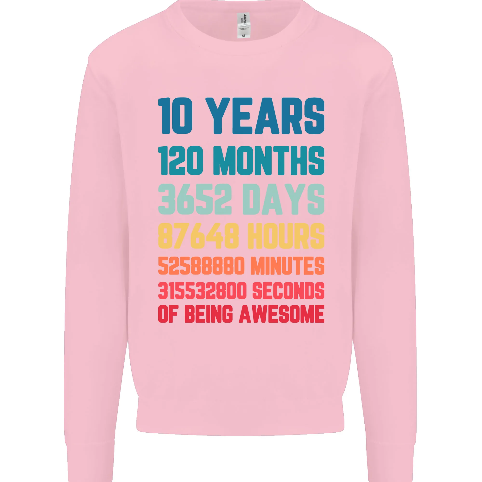 10th Birthday 10 Year Old Kids Sweatshirt Jumper