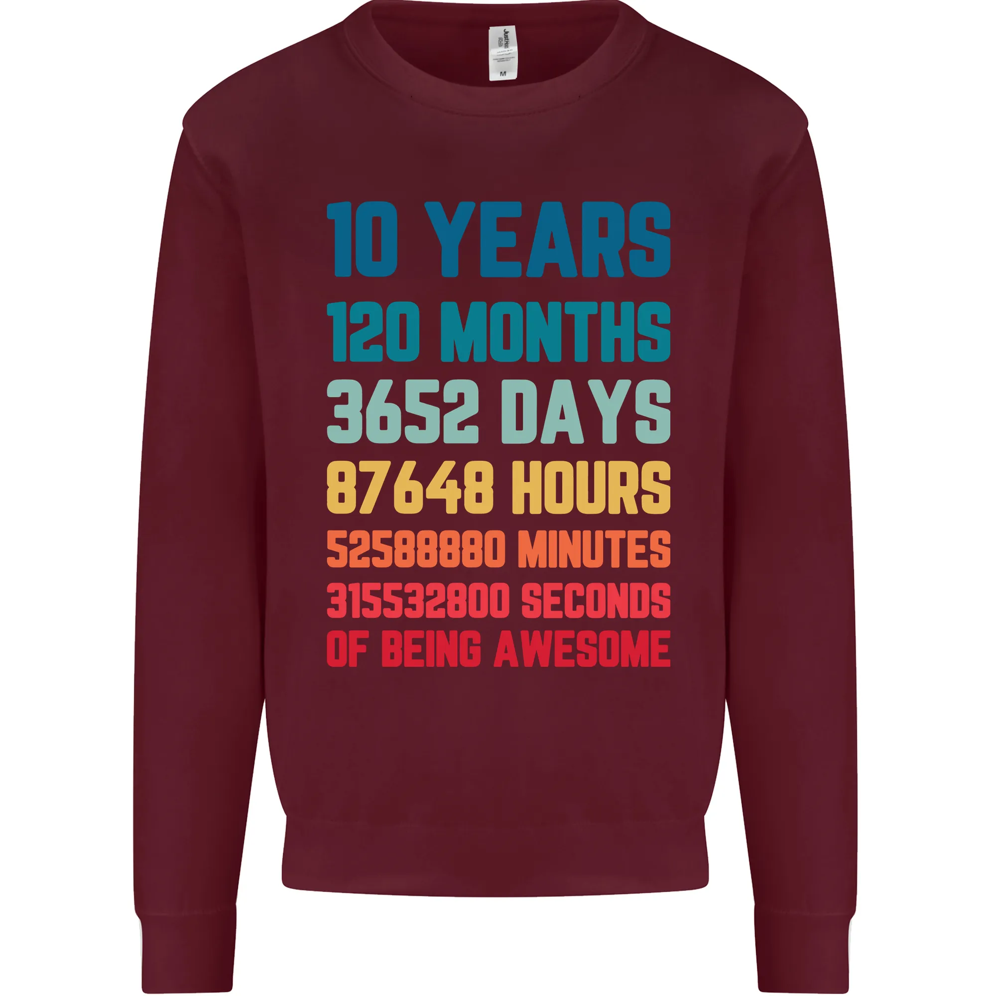10th Birthday 10 Year Old Kids Sweatshirt Jumper