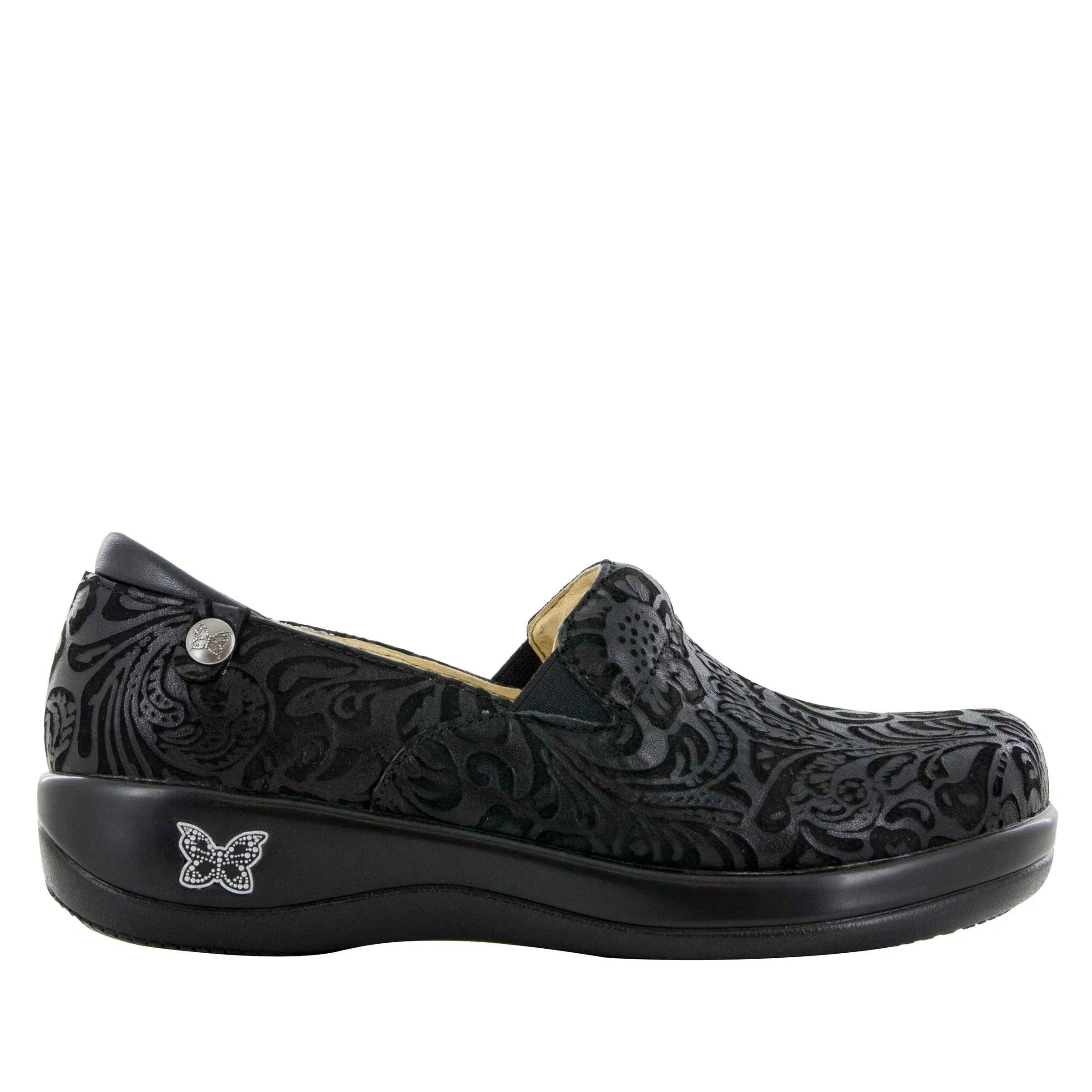 Alegria Women's Keli Black Embossed Paisley
