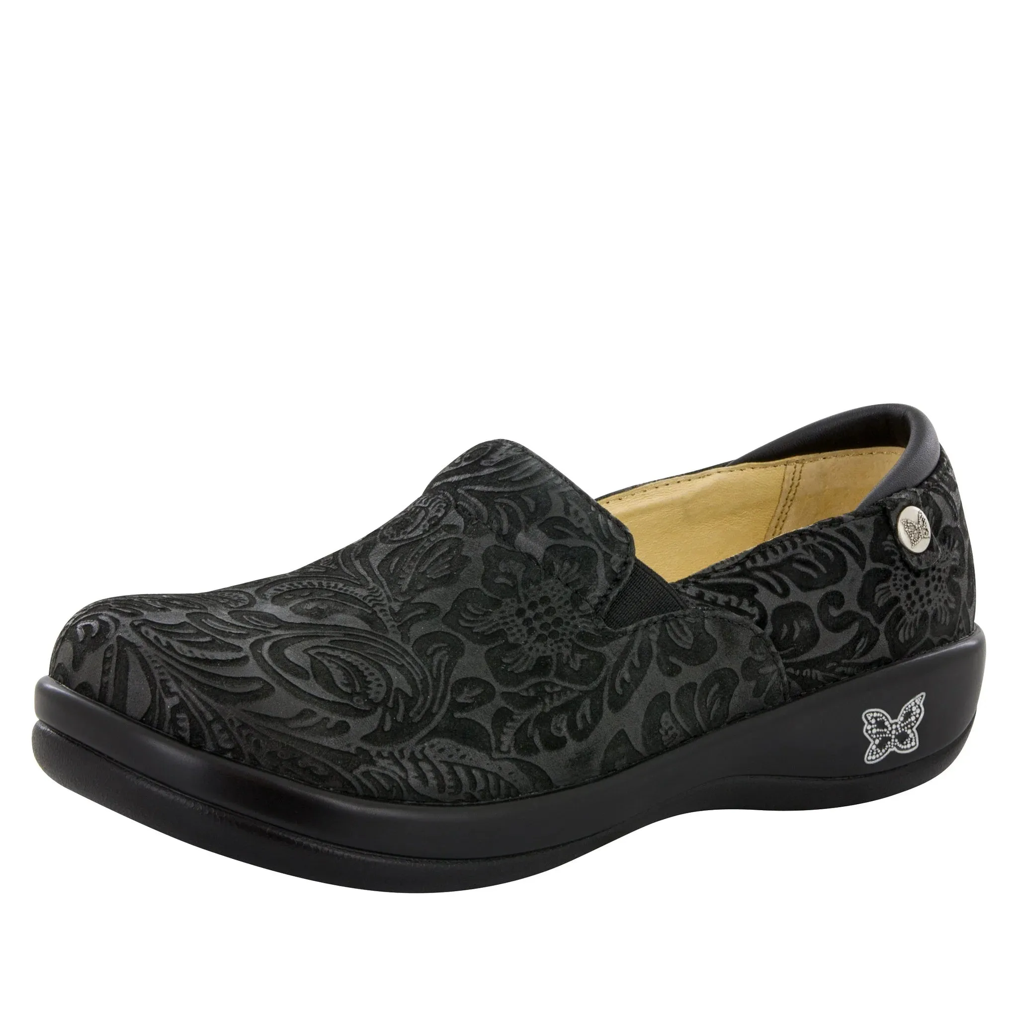 Alegria Women's Keli Black Embossed Paisley