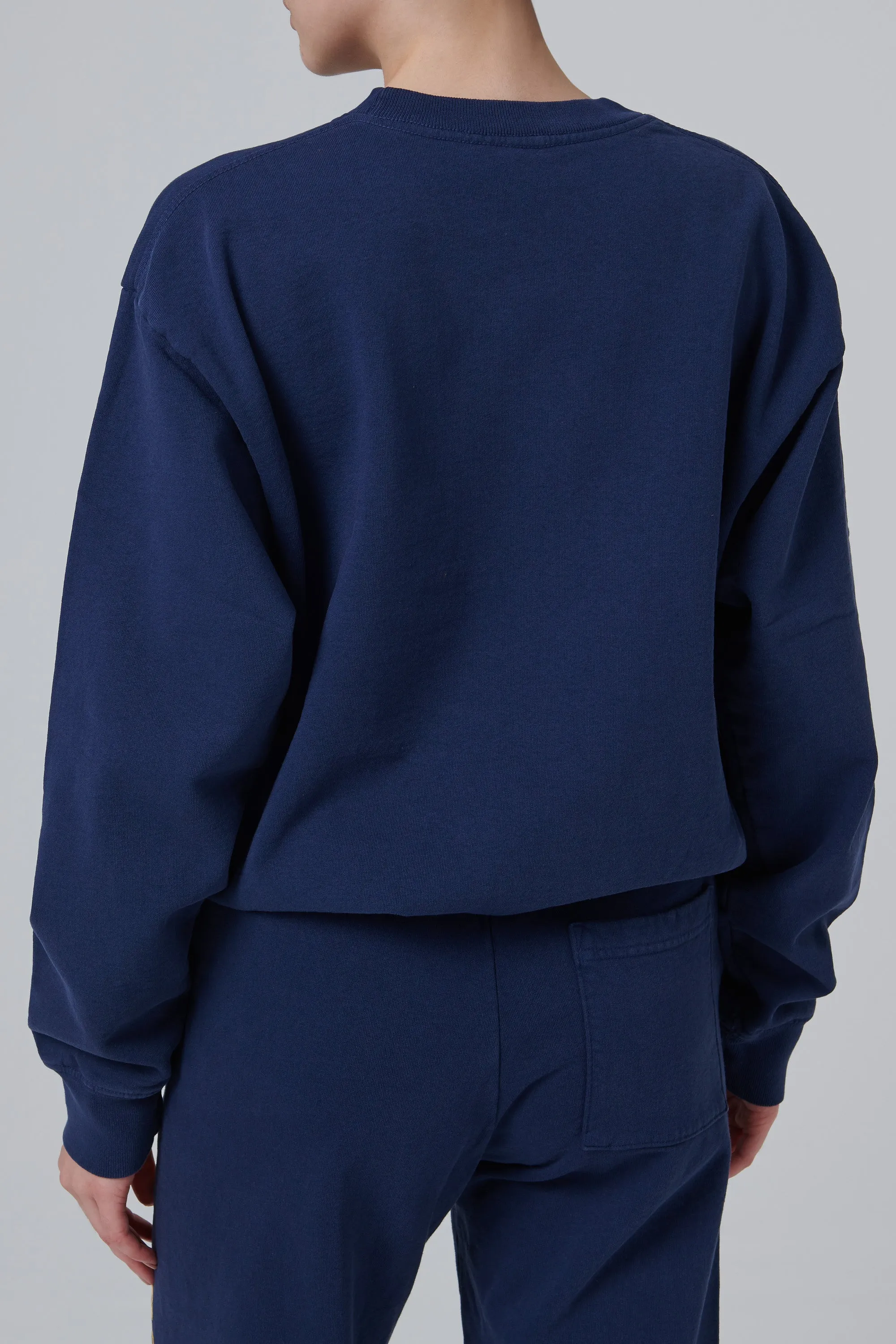 Blue California Crewneck Jumper
