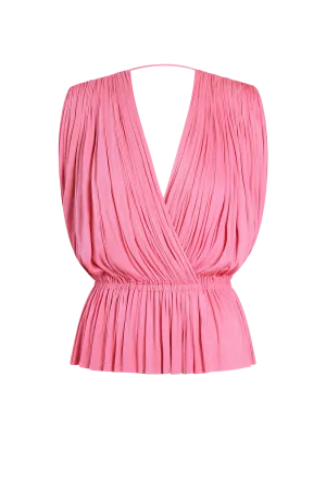 Bubble Silk Tulle Top