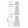 Burda Pattern X06199 Misses' Pull-on Pants & Shorts (34-44)
