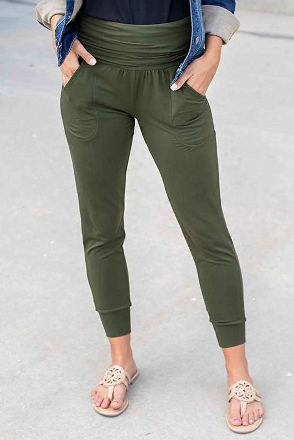 Camelina High Waist Leggings - Flattering & Comfy Fit