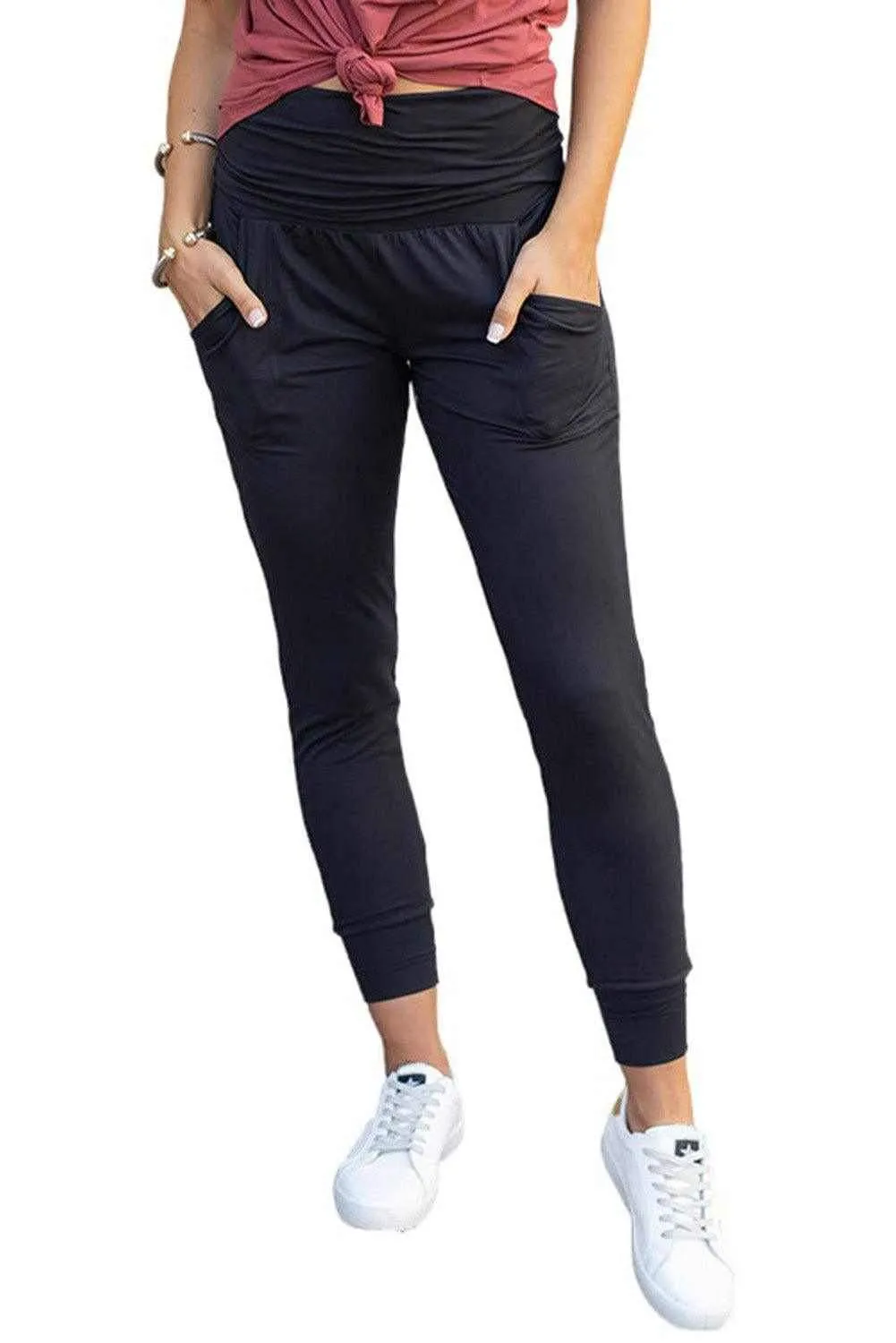 Camelina High Waist Leggings - Flattering & Comfy Fit