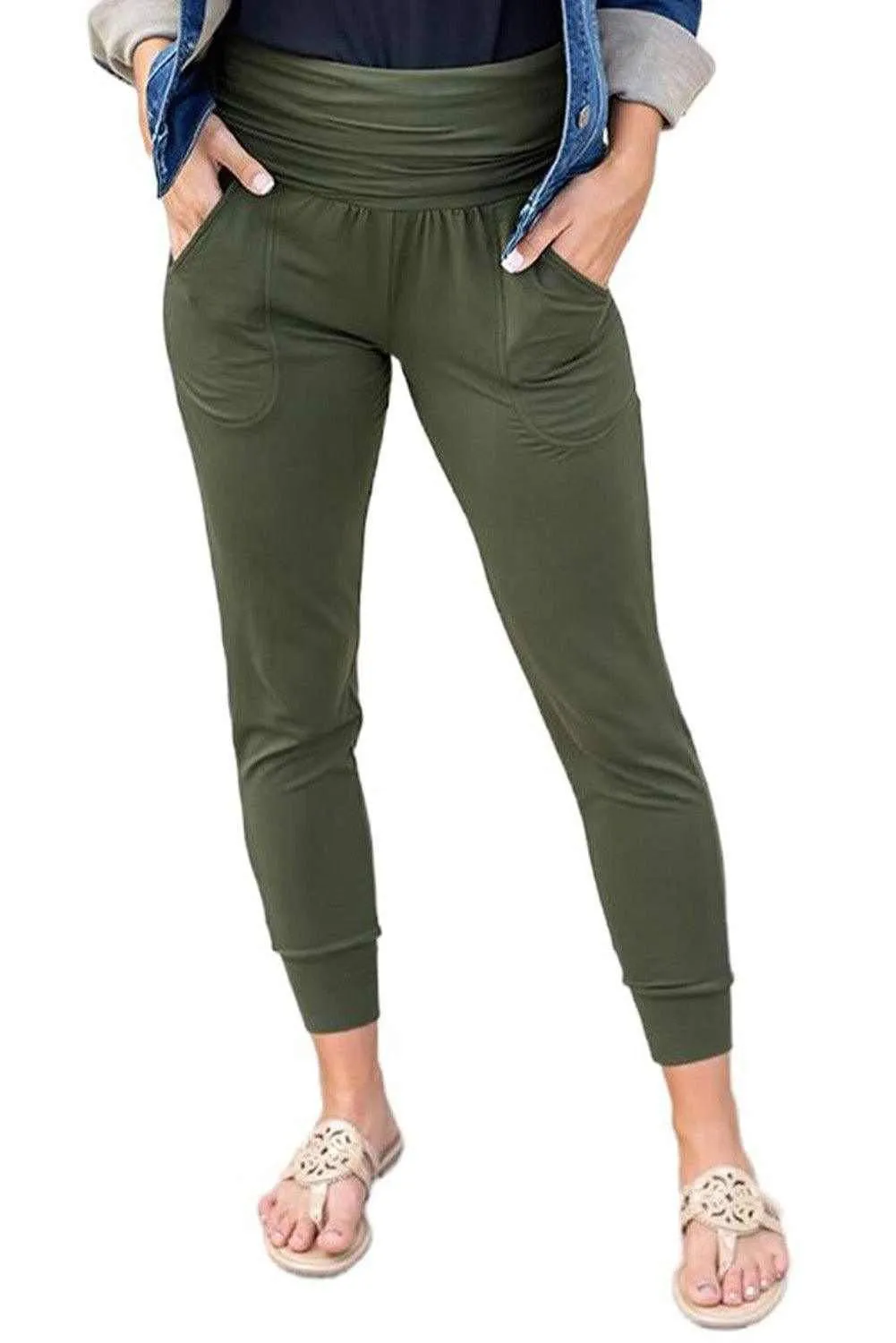Camelina High Waist Leggings - Flattering & Comfy Fit