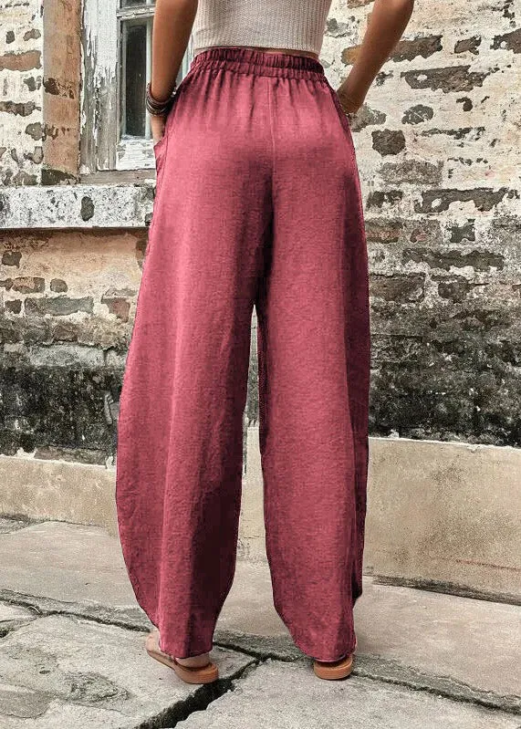 Carmine High Waist Cozy Ice Silk Harem Pants Summer LY3894