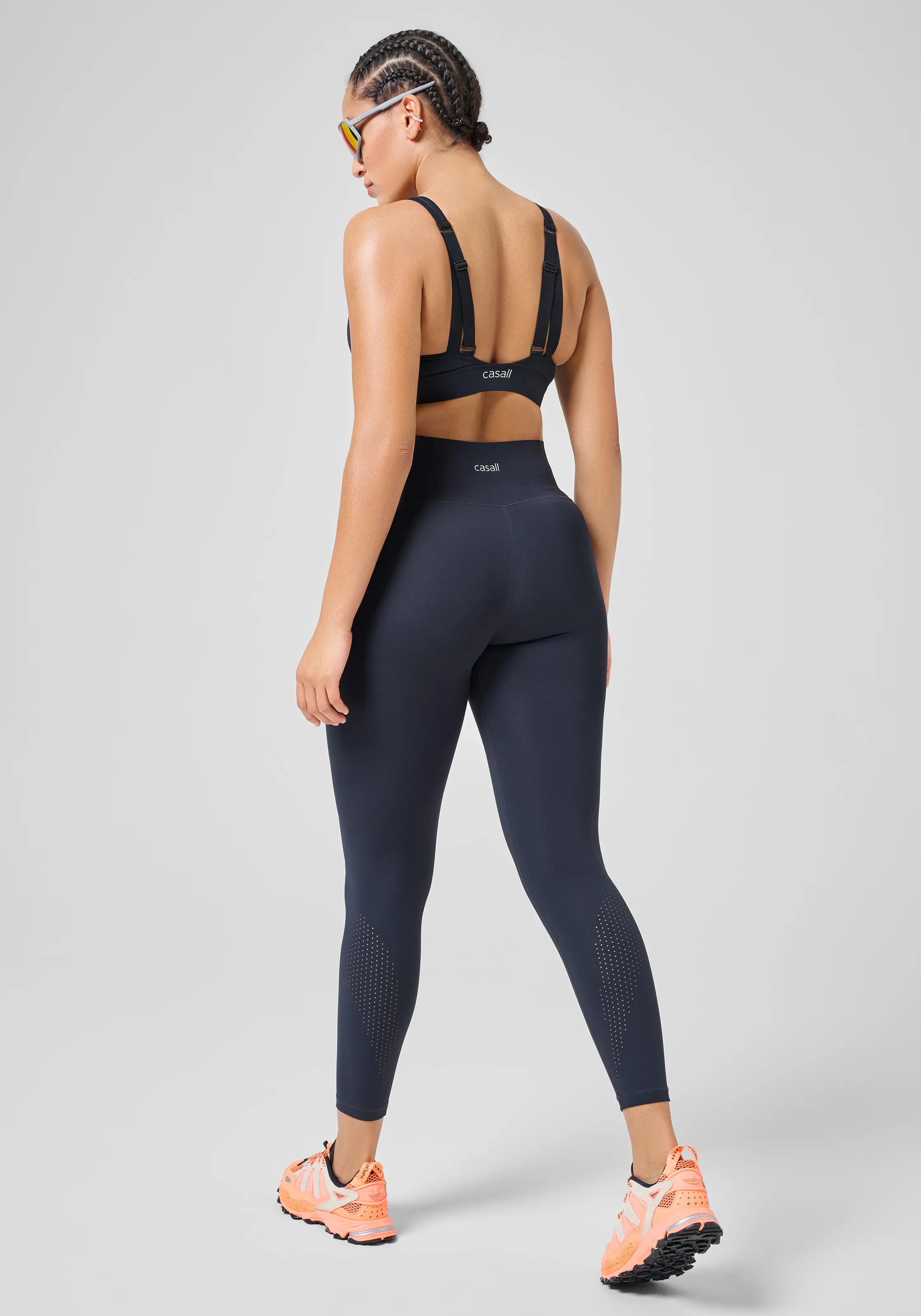 Casall Women&#x27;s Arena Laminated High Waist Tights Black | Buy Casall Women&#x27;s Arena Laminated High Waist Tights Black here | Outnorth