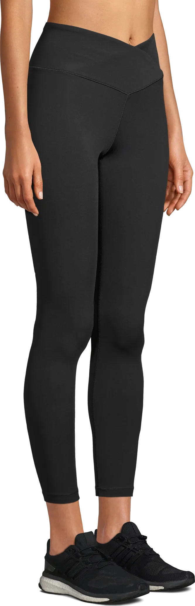 Casall Women&#x27;s Overlap High Waist Tights Black | Buy Casall Women&#x27;s Overlap High Waist Tights Black here | Outnorth