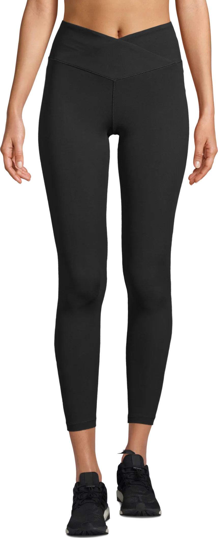 Casall Women&#x27;s Overlap High Waist Tights Black | Buy Casall Women&#x27;s Overlap High Waist Tights Black here | Outnorth