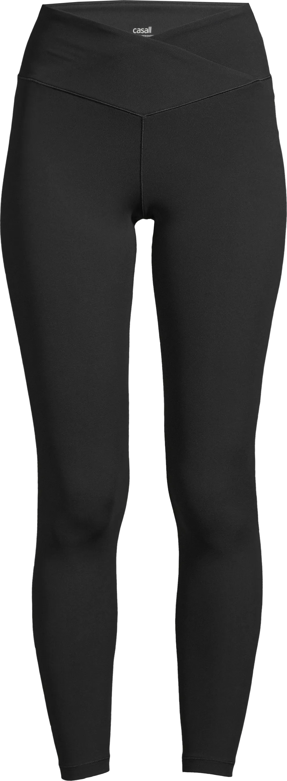 Casall Women&#x27;s Overlap High Waist Tights Black | Buy Casall Women&#x27;s Overlap High Waist Tights Black here | Outnorth