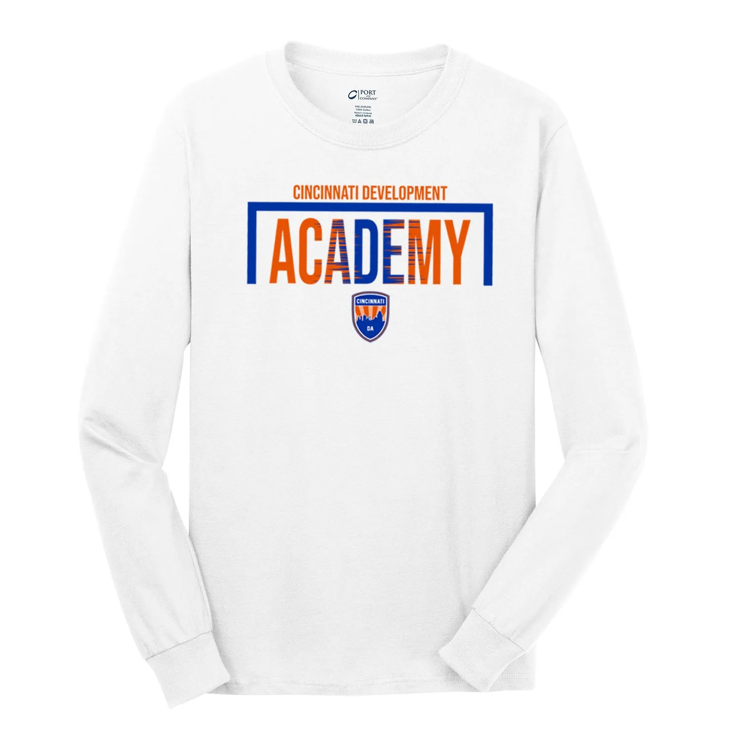 CDA - Long Sleeve Core Cotton Tee (White)