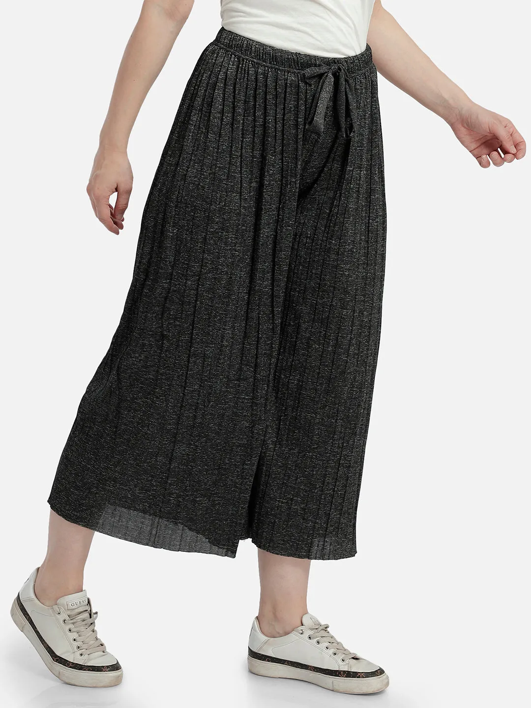 Charcoal black palazzo pant