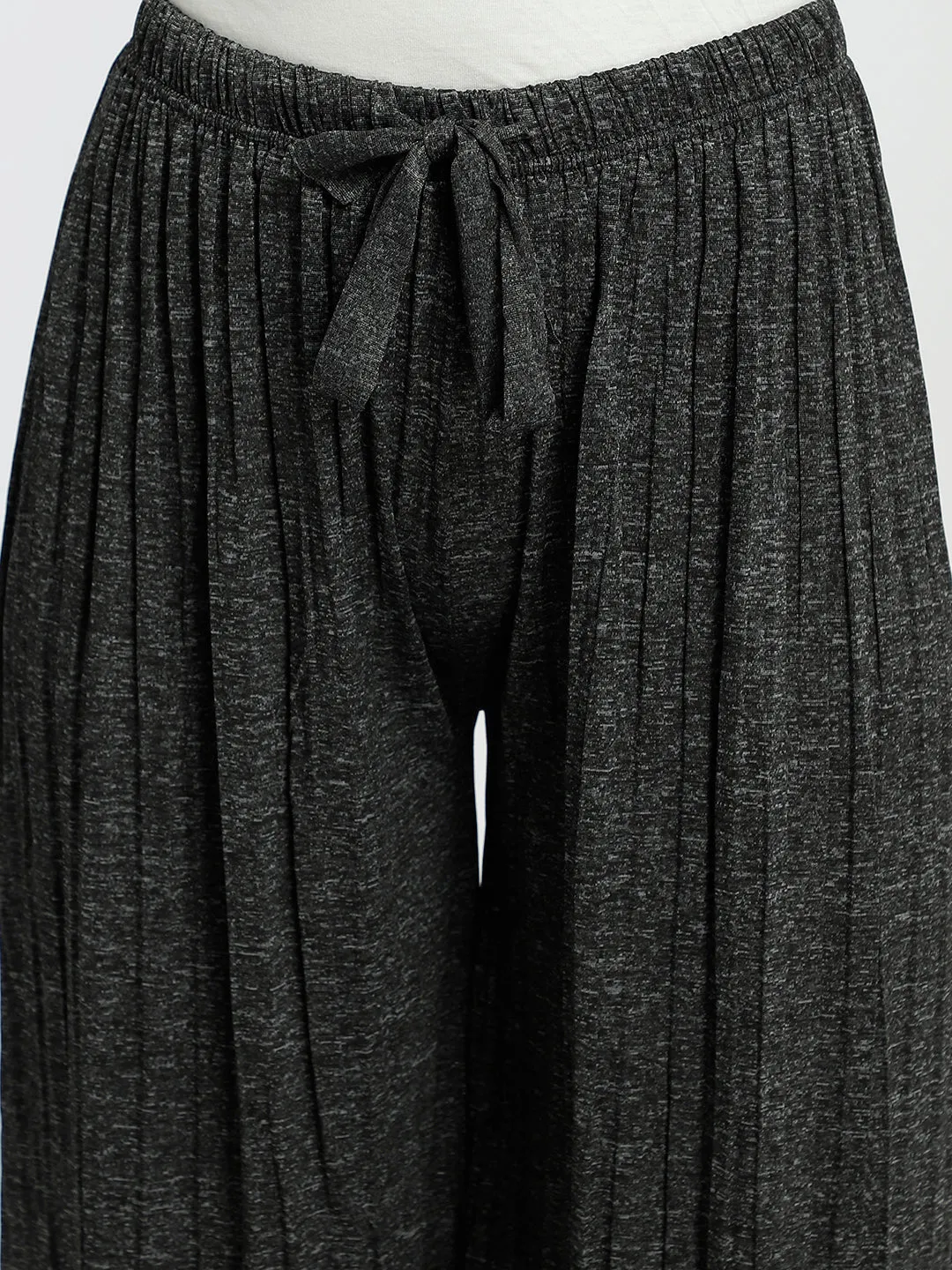 Charcoal black palazzo pant