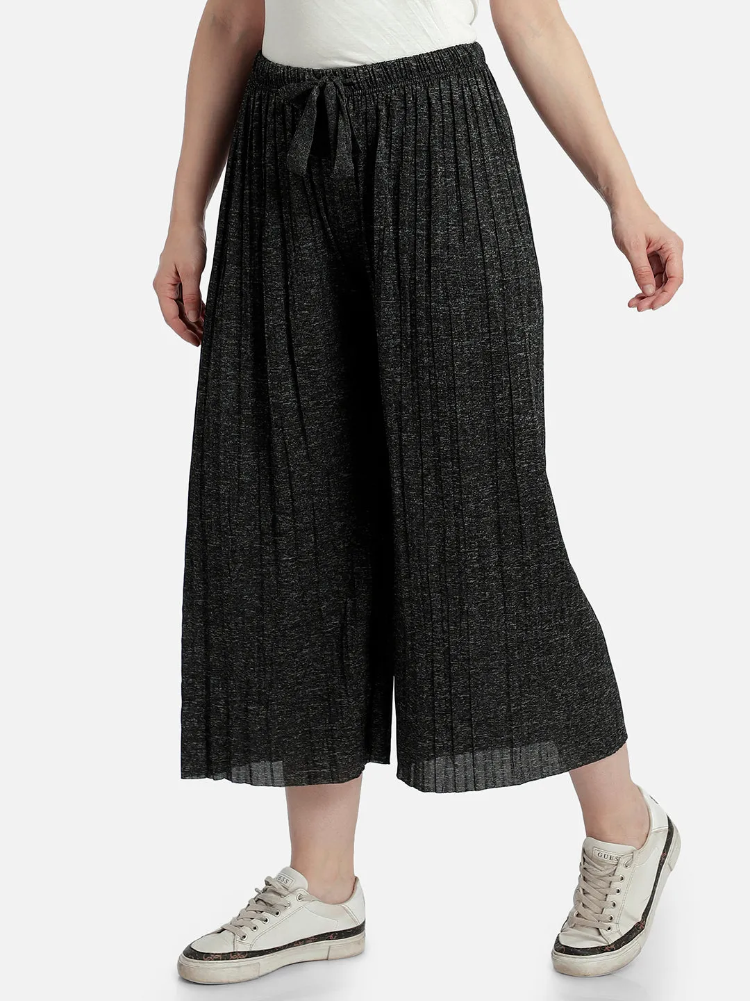 Charcoal black palazzo pant
