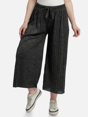 Charcoal black palazzo pant
