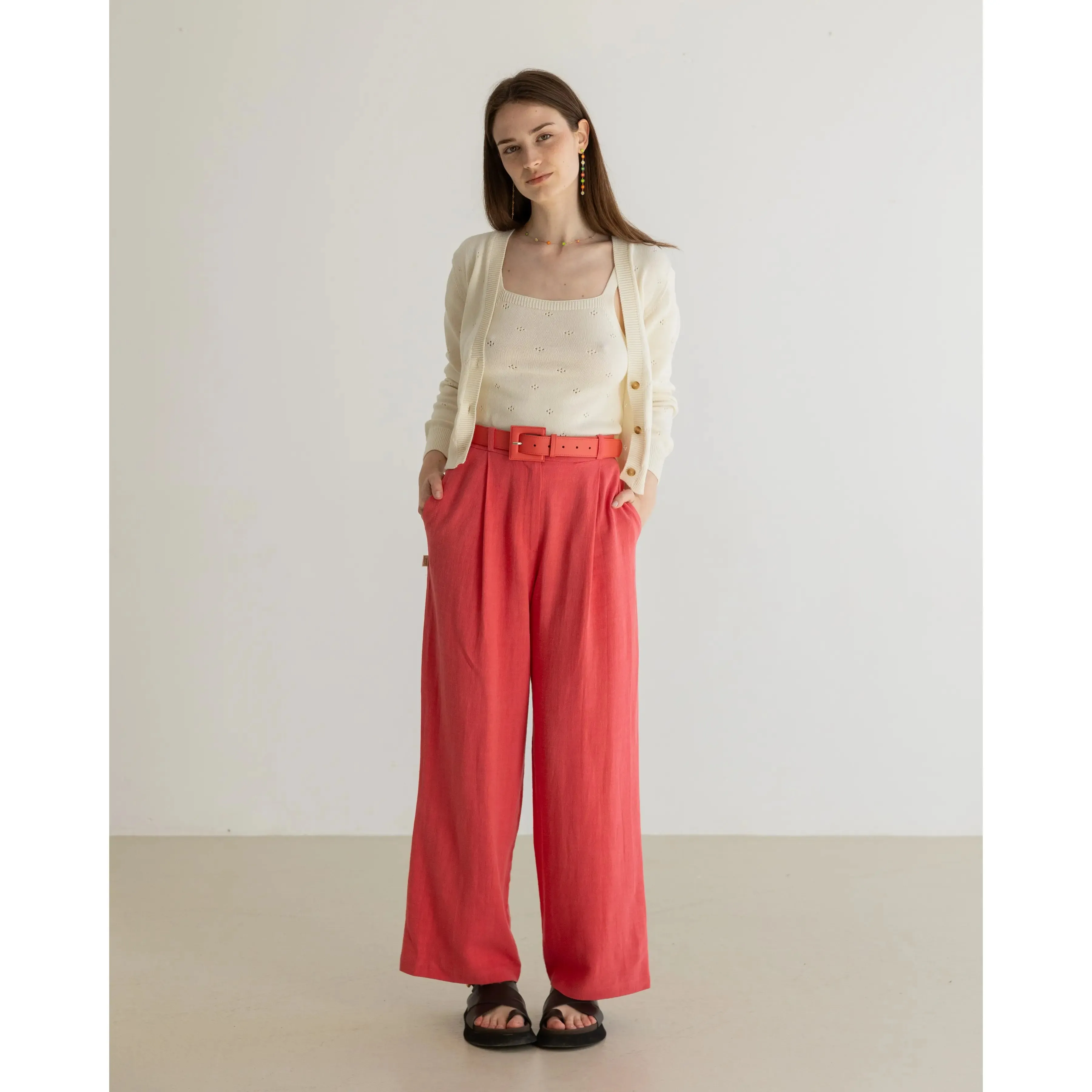 Ciutadella Trousers Coral