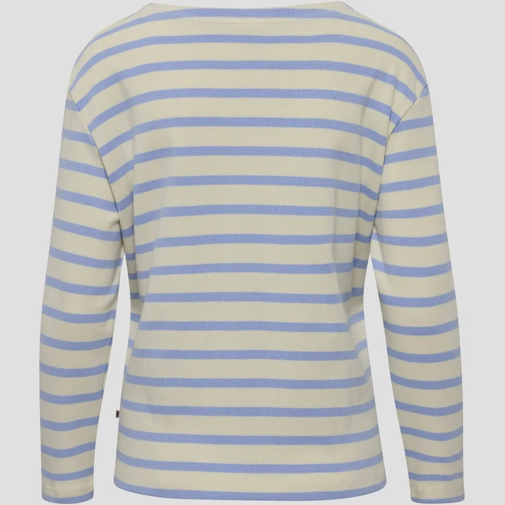 Claudia T-shirt - Light Blue Stripe