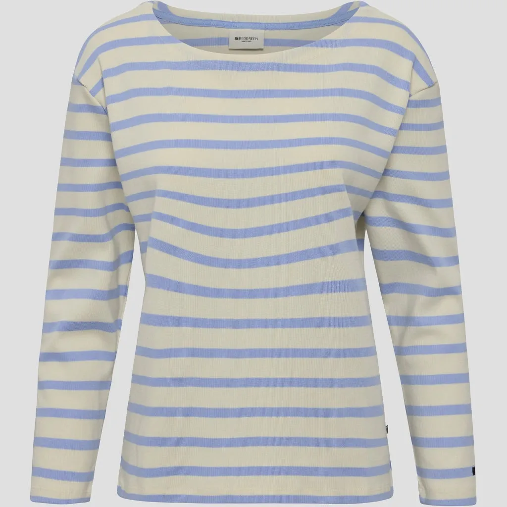 Claudia T-shirt - Light Blue Stripe