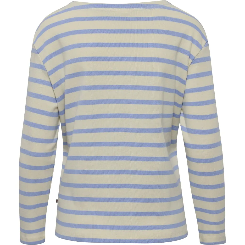 Claudia T-shirt - Light Blue Stripe