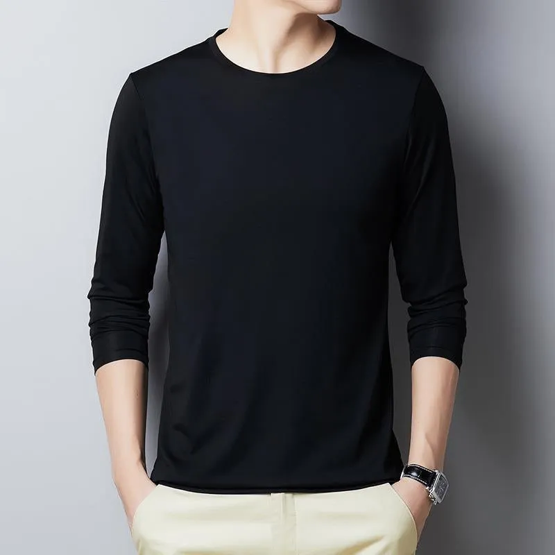 Crew Neck Bottoming Long Sleeve T-shirt