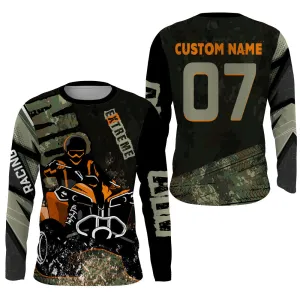 Custom ATV Motocross Jersey UPF30  Quad Bike 3D Long Sleeve Shirt Extreme Racing Off-road Quad