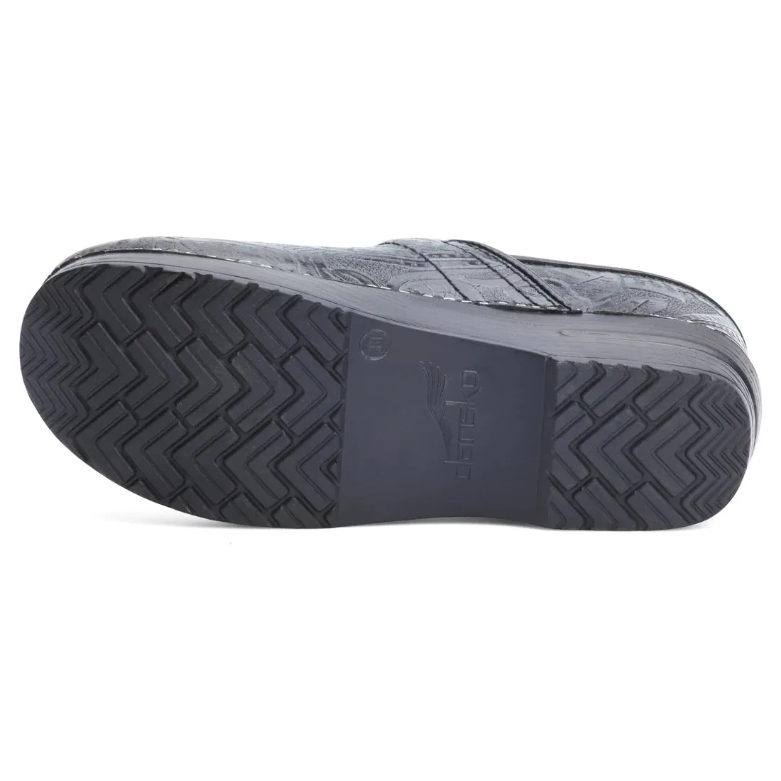 Dansko Women's Professional Black Tooled