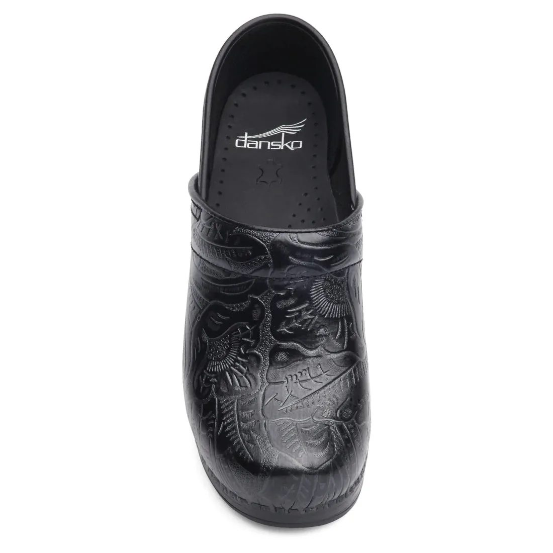 Dansko Women's Professional Black Tooled