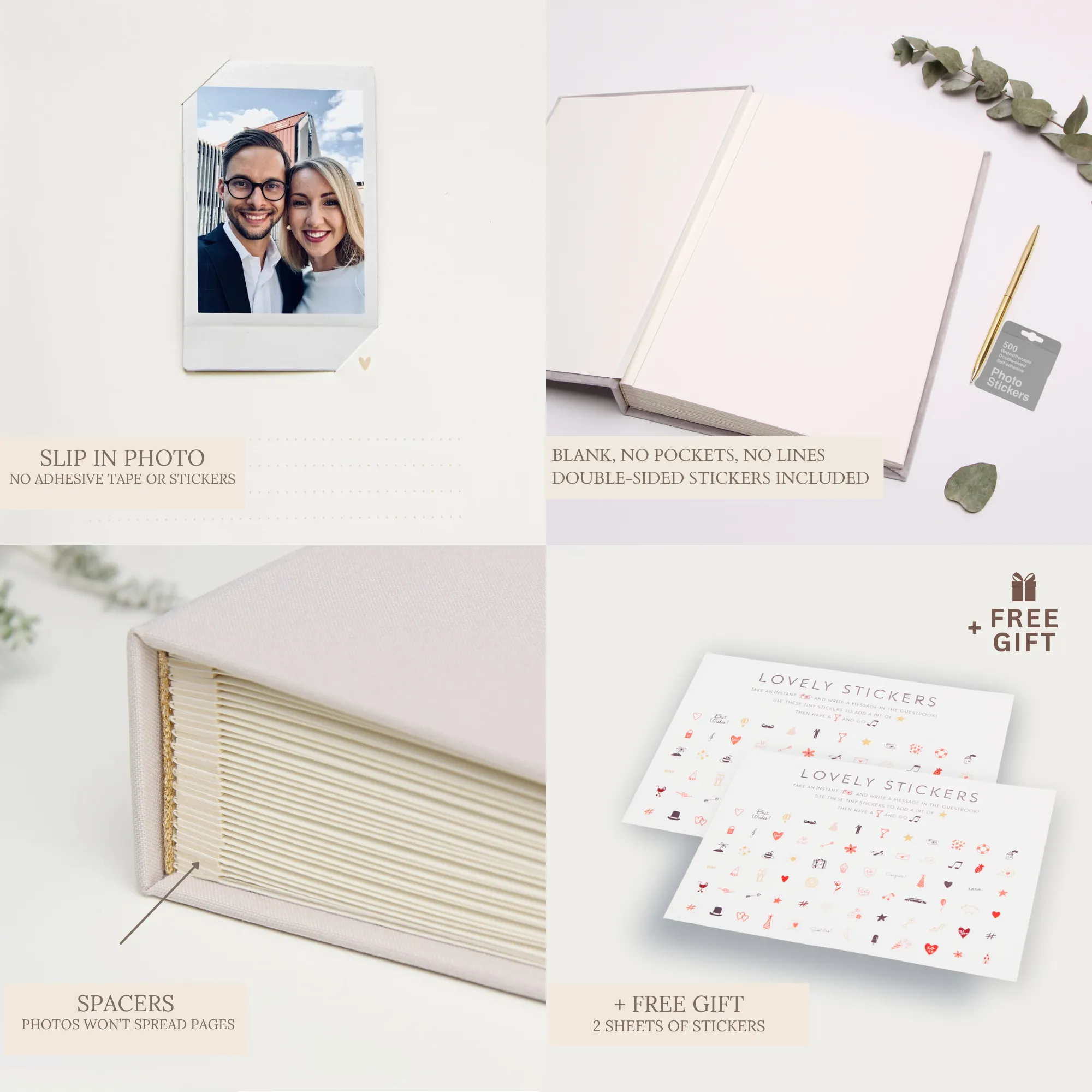 Dark Dusty Blue   Real Silver | Guest Book