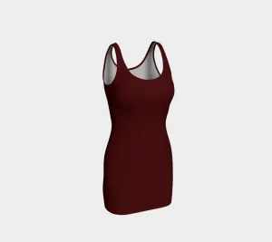 Dark Raspberry Bodycon Dress