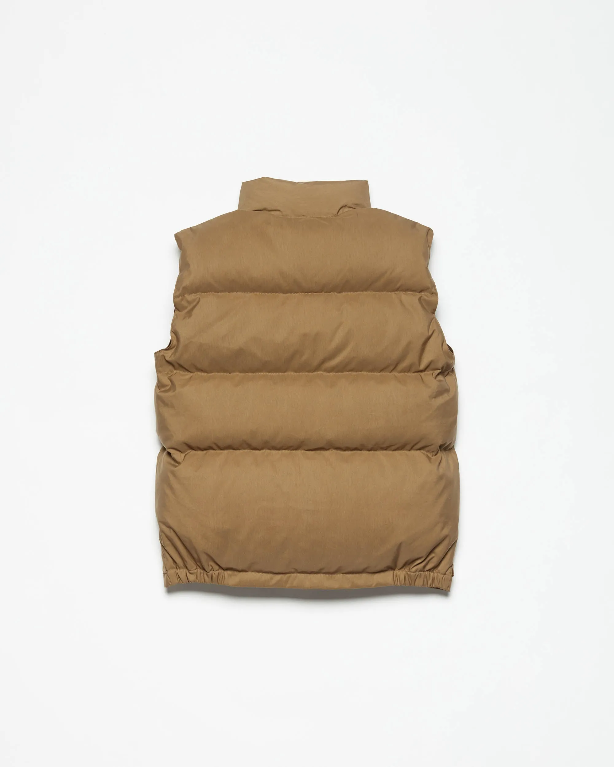 Down Italian Vest - Tan (Final Sale)