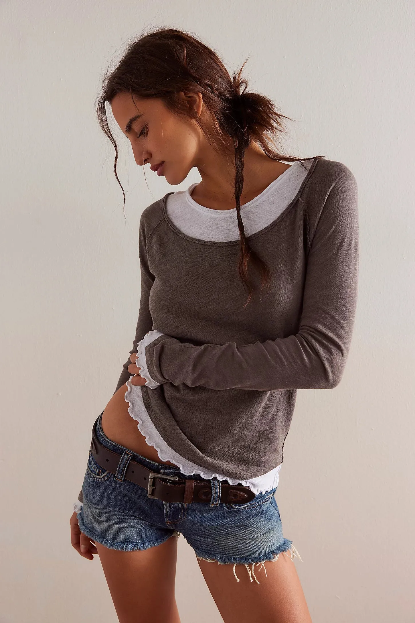 Free People Two's A Charm Long Sleeve