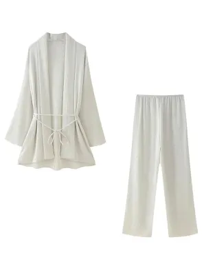 Gabriella Blouse & Pant Set