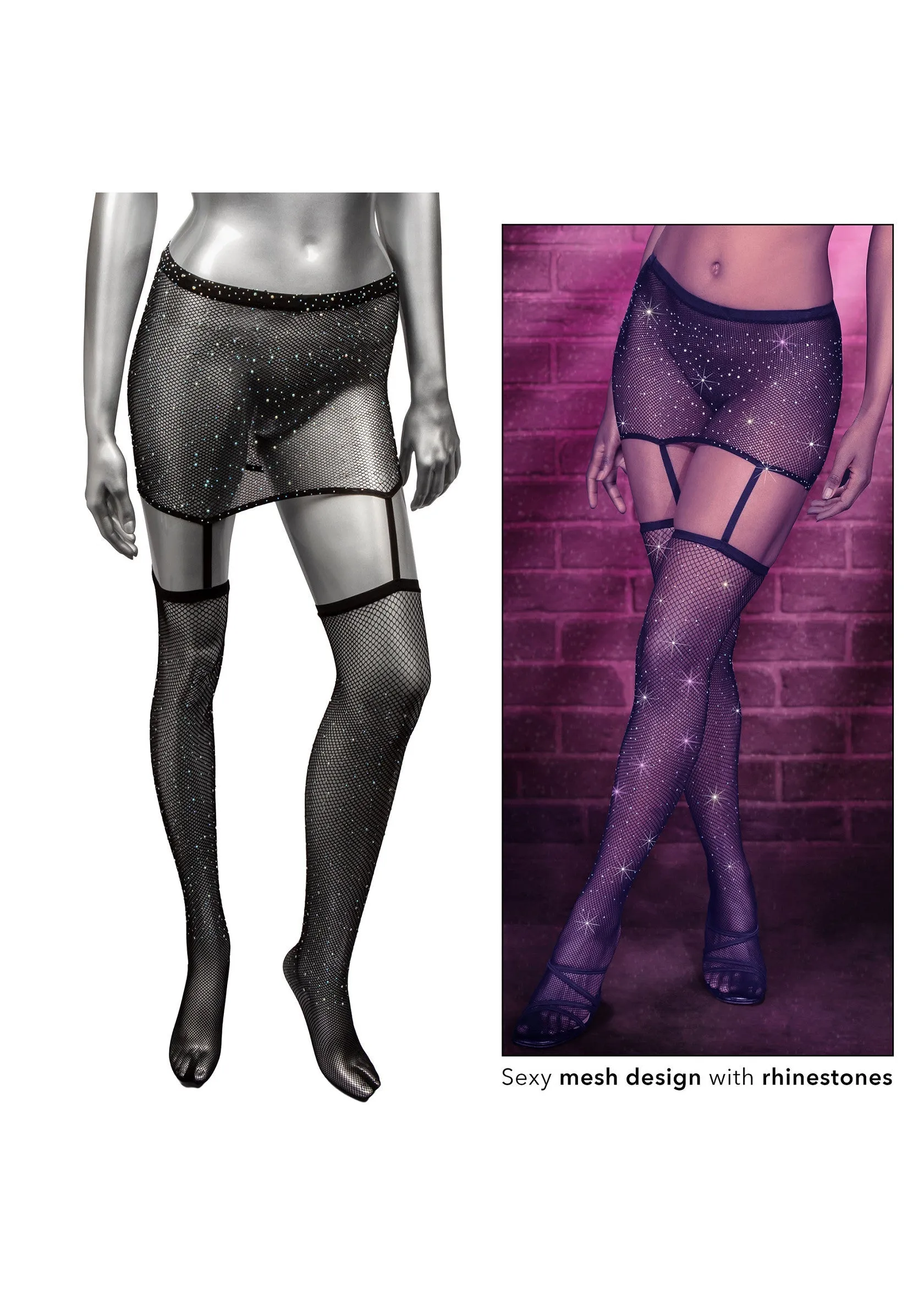 Garter Skirt Thigh Highs