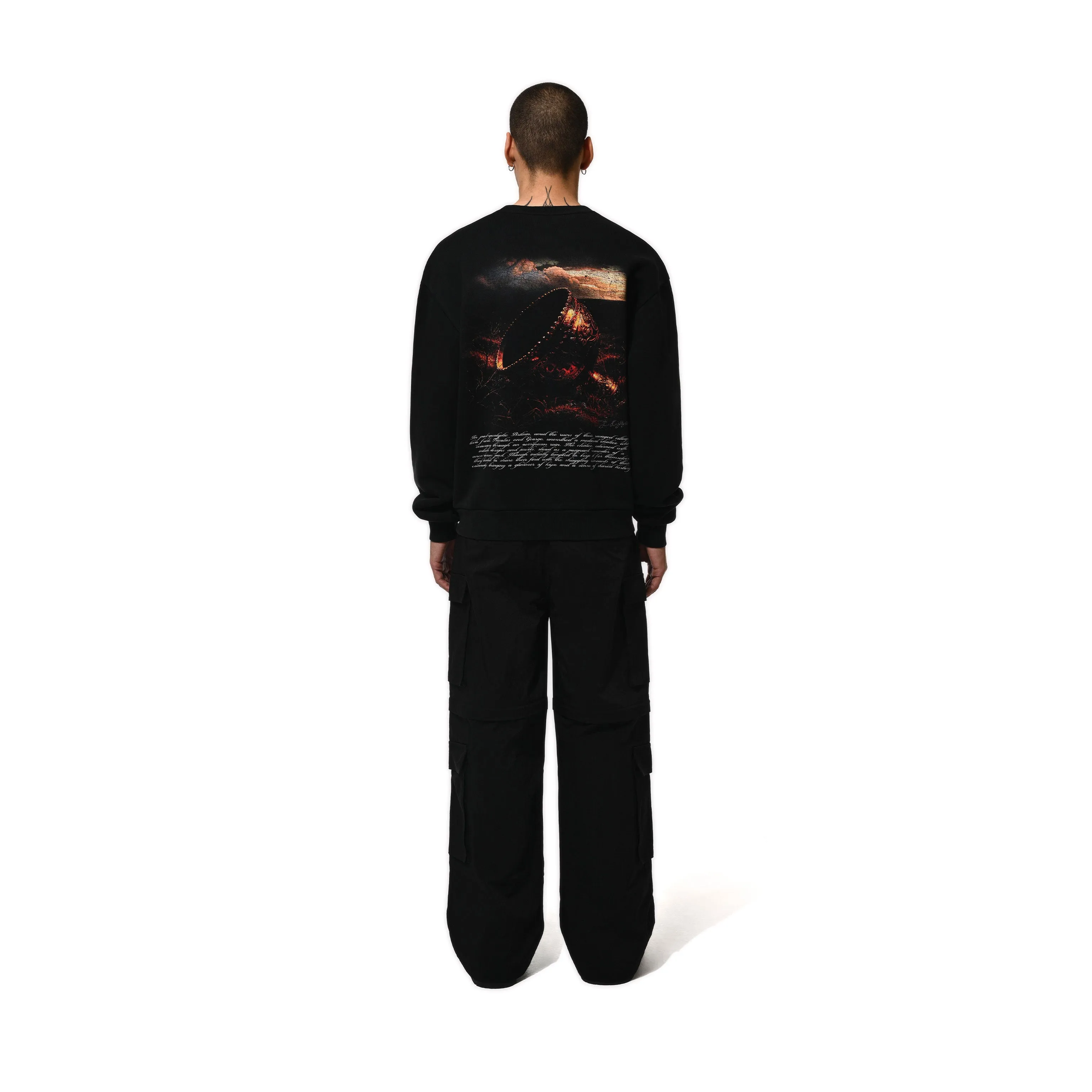 GOBLET SWEATSHIRT - BLACK