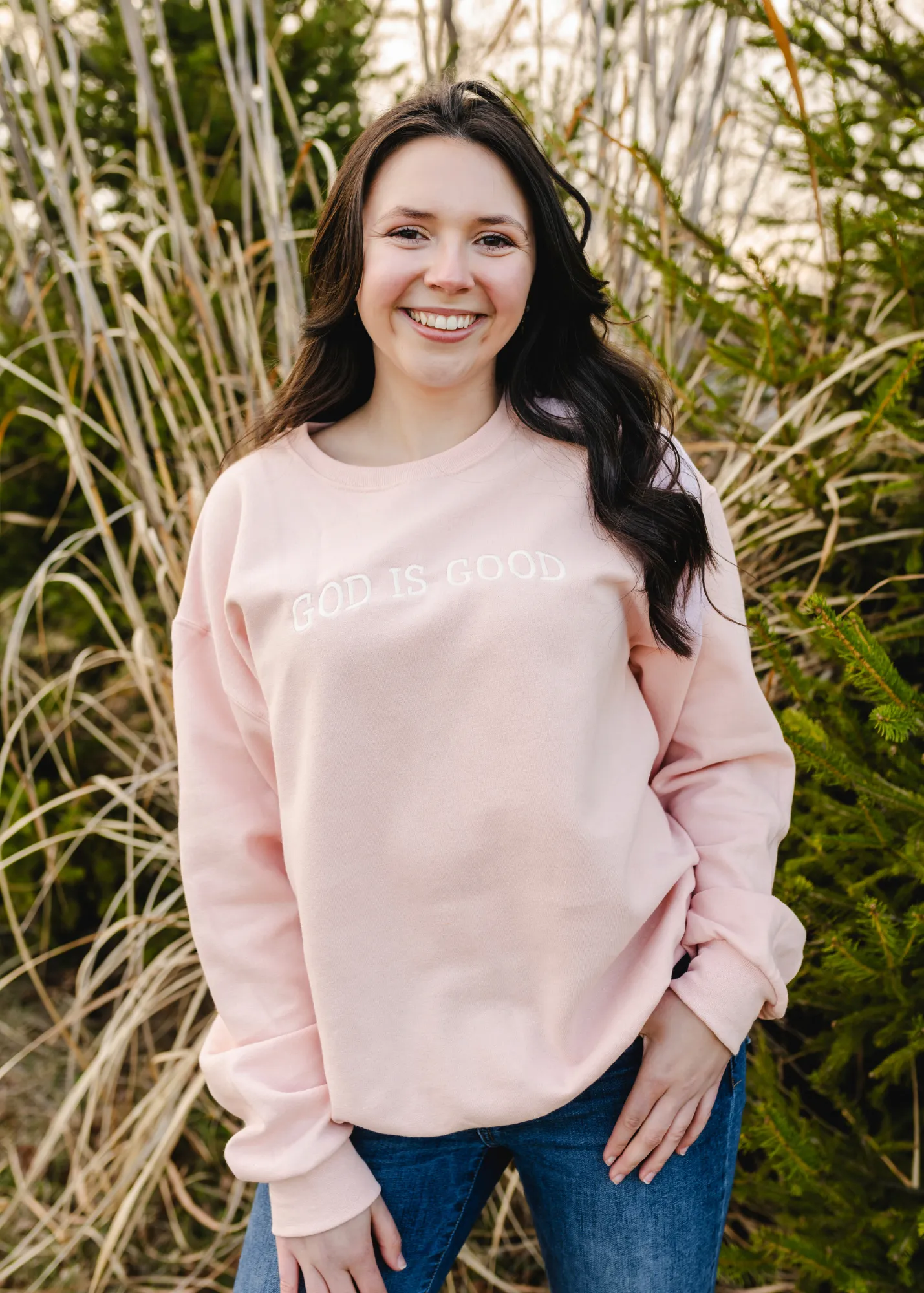 GOD IS GOOD Crewneck Sweatshirt