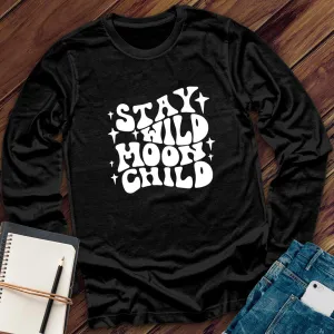 Groovy Stay Wild Moon Child Long Sleeve