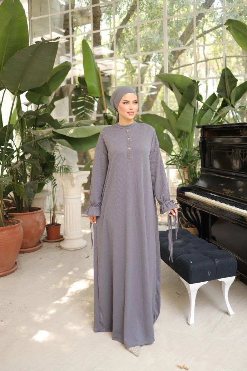Haifa Long Maxi Dress in Nine Solid Colors