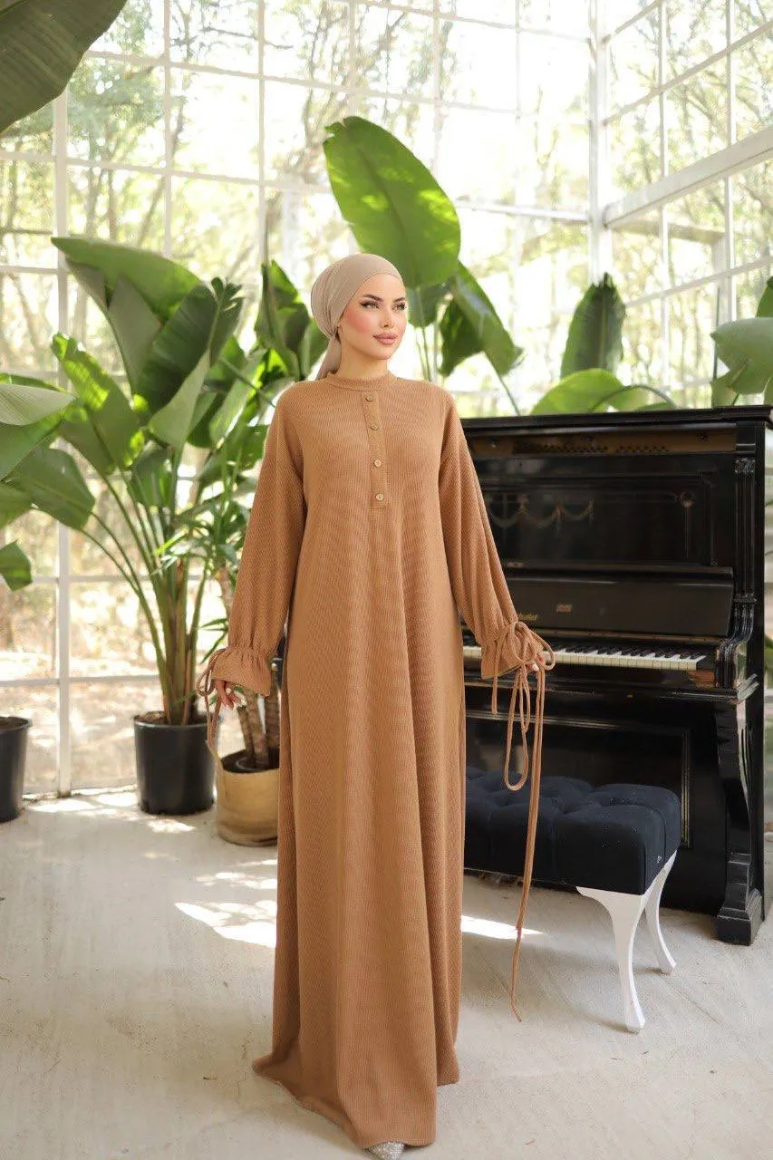 Haifa Long Maxi Dress in Nine Solid Colors