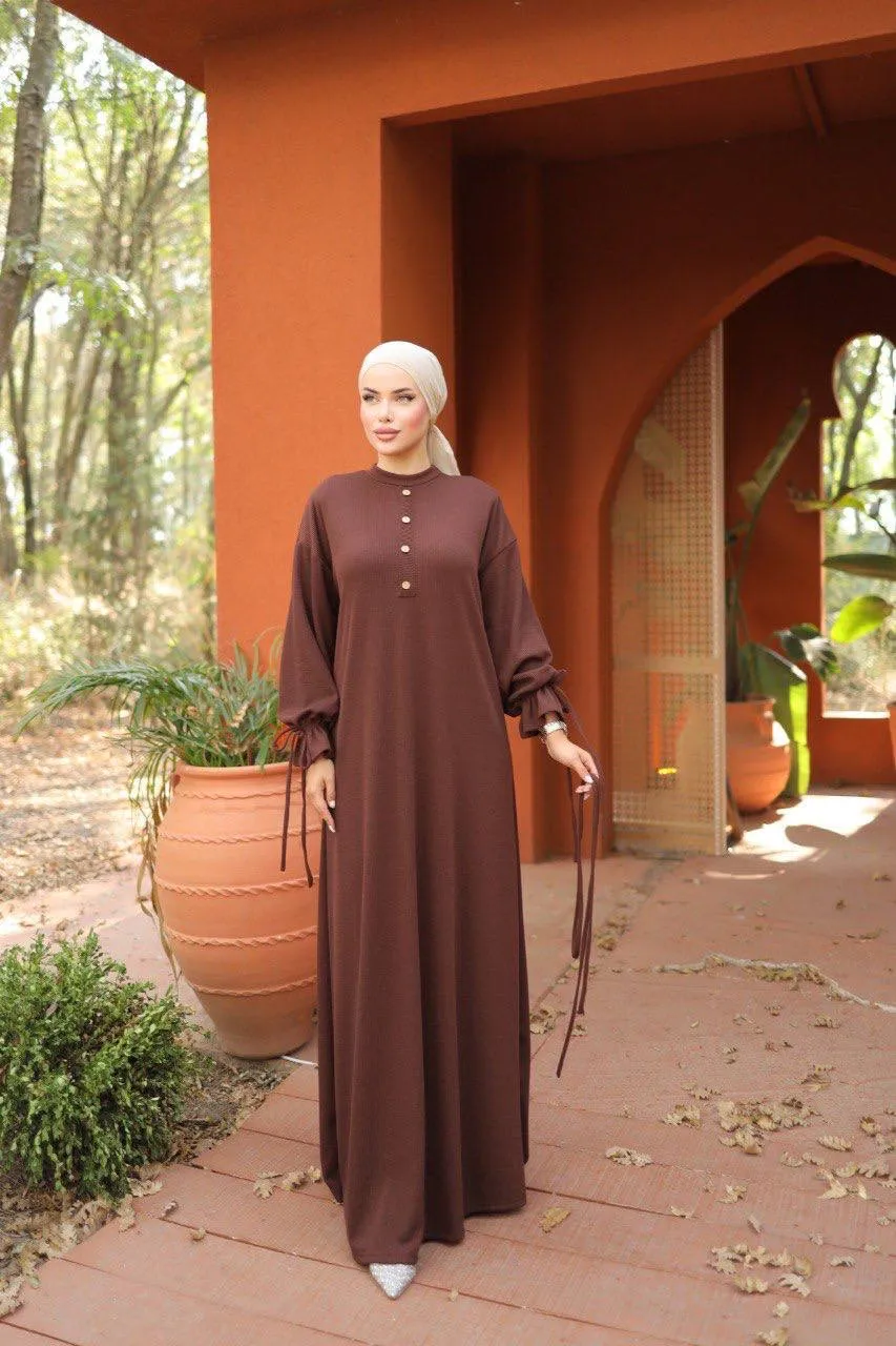 Haifa Long Maxi Dress in Nine Solid Colors