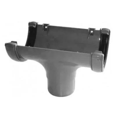Half Round Gutter Running Outlet 112mm - All Colours