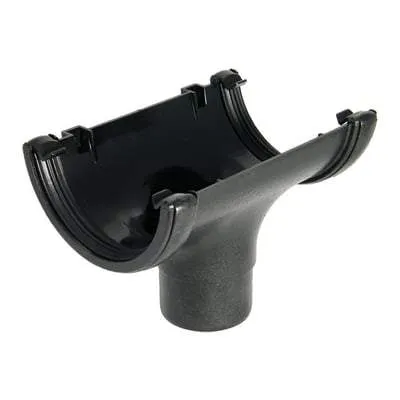 Half Round Gutter Running Outlet 112mm - All Colours
