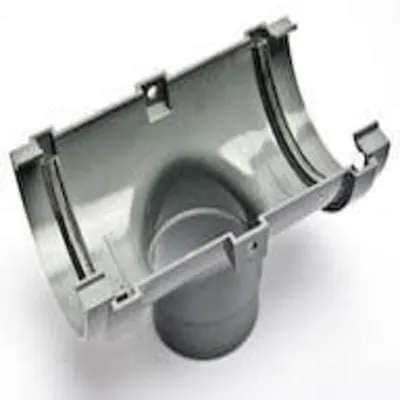 Half Round Gutter Running Outlet 112mm - All Colours