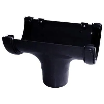 Half Round Gutter Running Outlet 112mm - All Colours